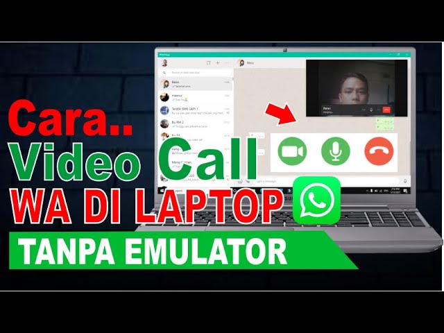 Cara Melakukan video call Whatapps Di Laptop Dan HP