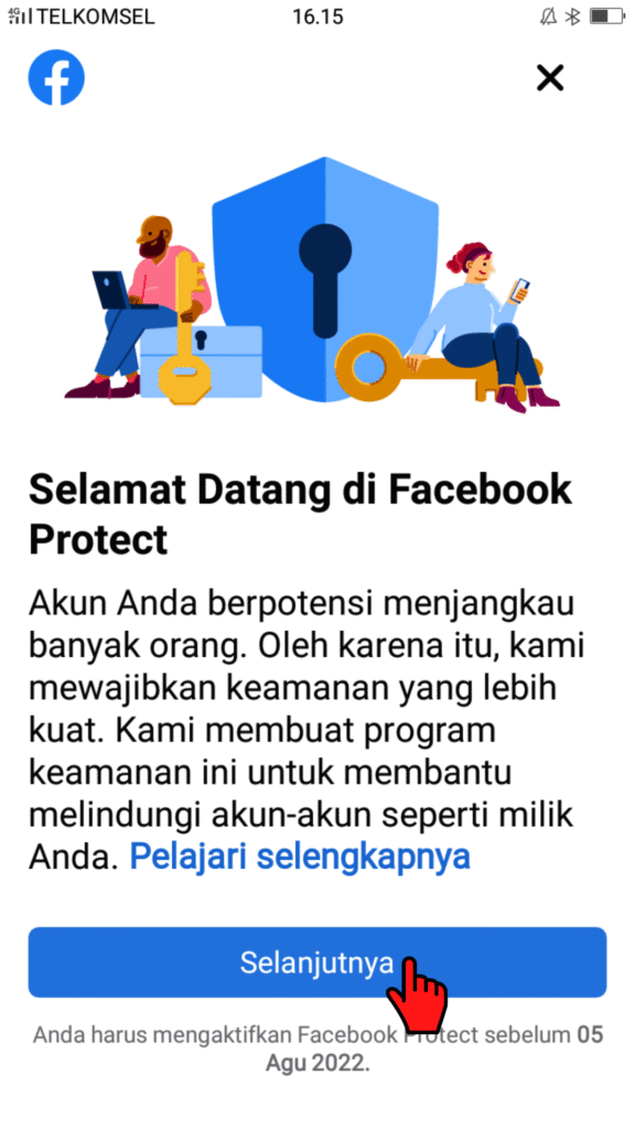 Cara Melindungi Akun Facebook Anda dengan fitur Facebook Protect