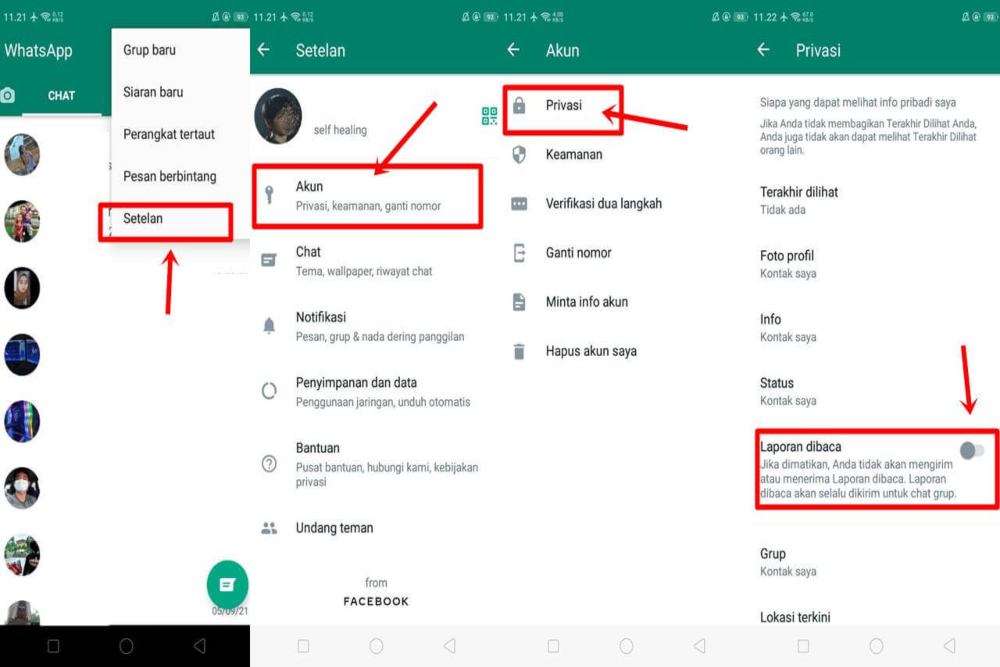 Cara Mematikan Centang Biru Di Wa Dengan Cepat Dan Mudah