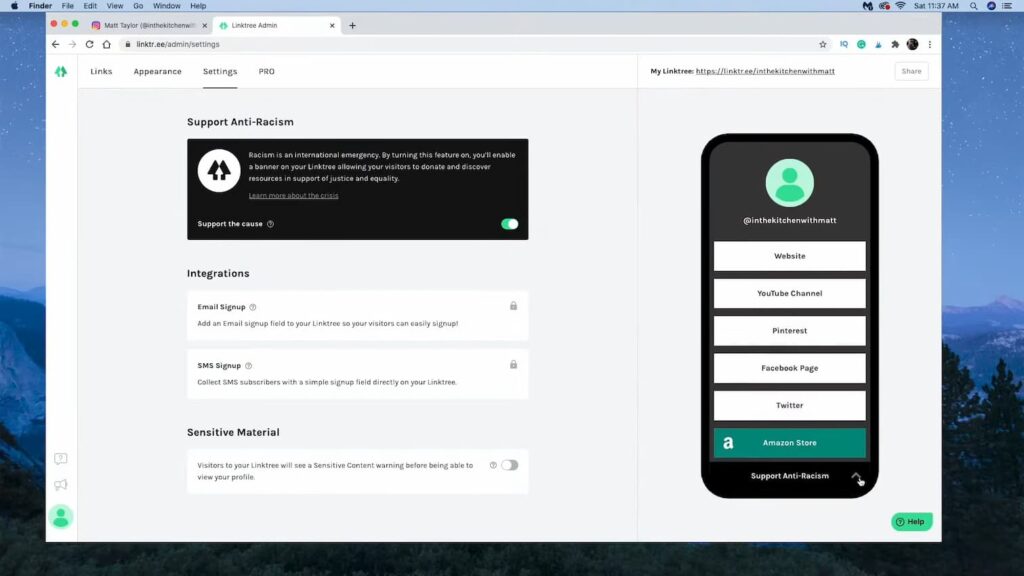 Cara menggunakan linktree di instagram Untuk Mempromosikan Brand Dan Pemasaran