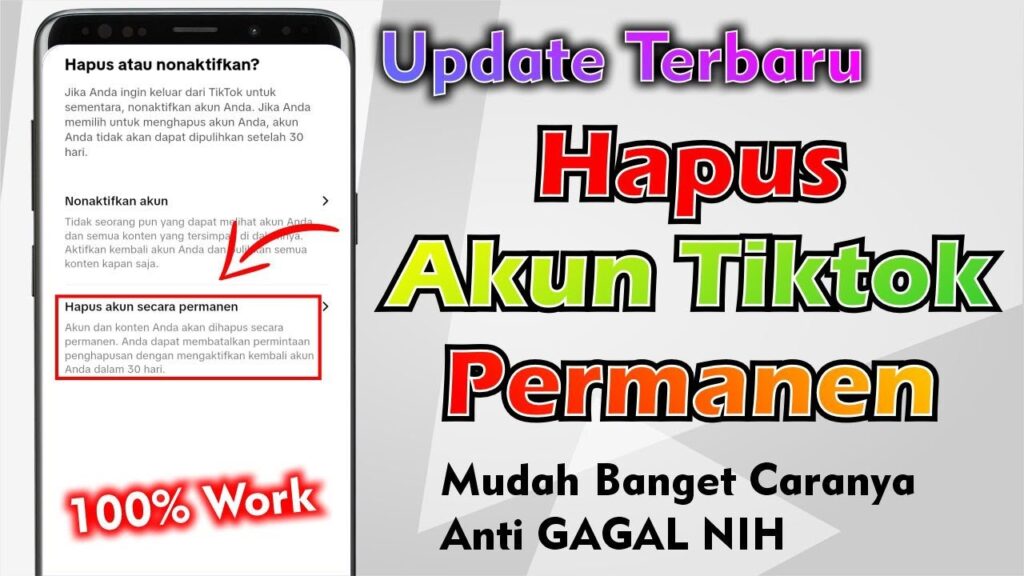 Cara menghapus akun tiktok Berikut Video