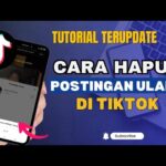 Cara menghapus video tiktok 2025