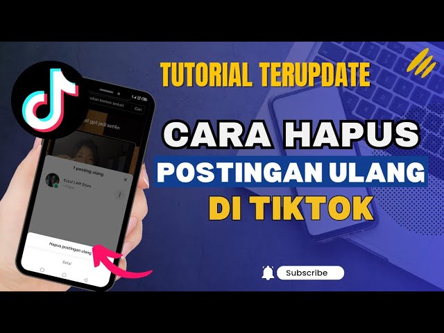 Cara menghapus video tiktok 2025