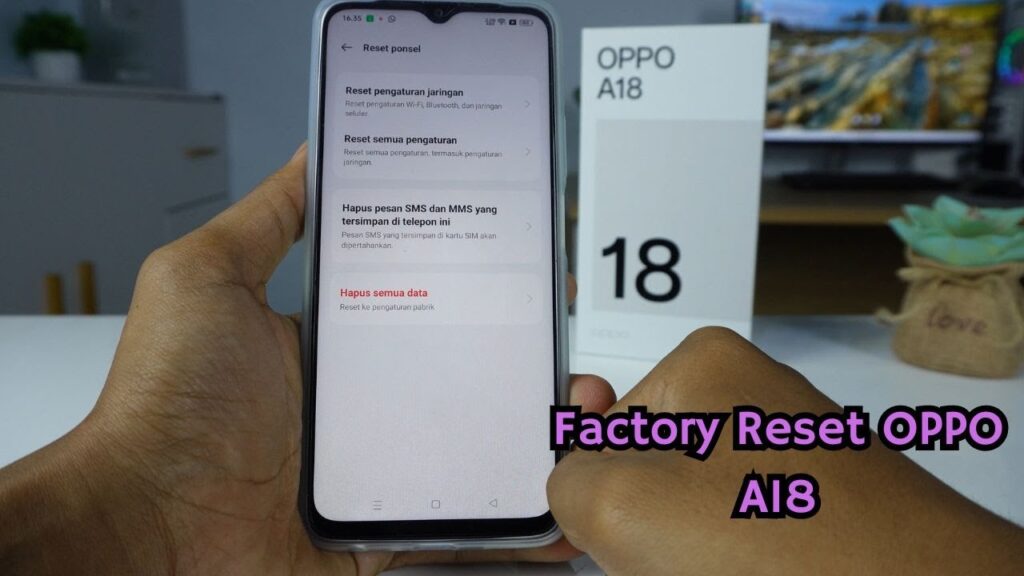 Cara Mereset Hp OPPO Ke Setelan Pabrik( HARD RESET Dan SOFT RESET)